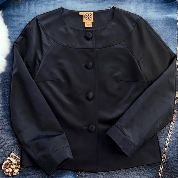 Tory Burch vintage silk jacket. Gorgeous!! - Picture 1 of 10